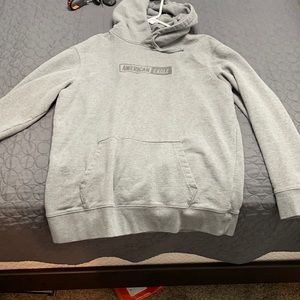 Men’s grey large tall American Eagle hoodie